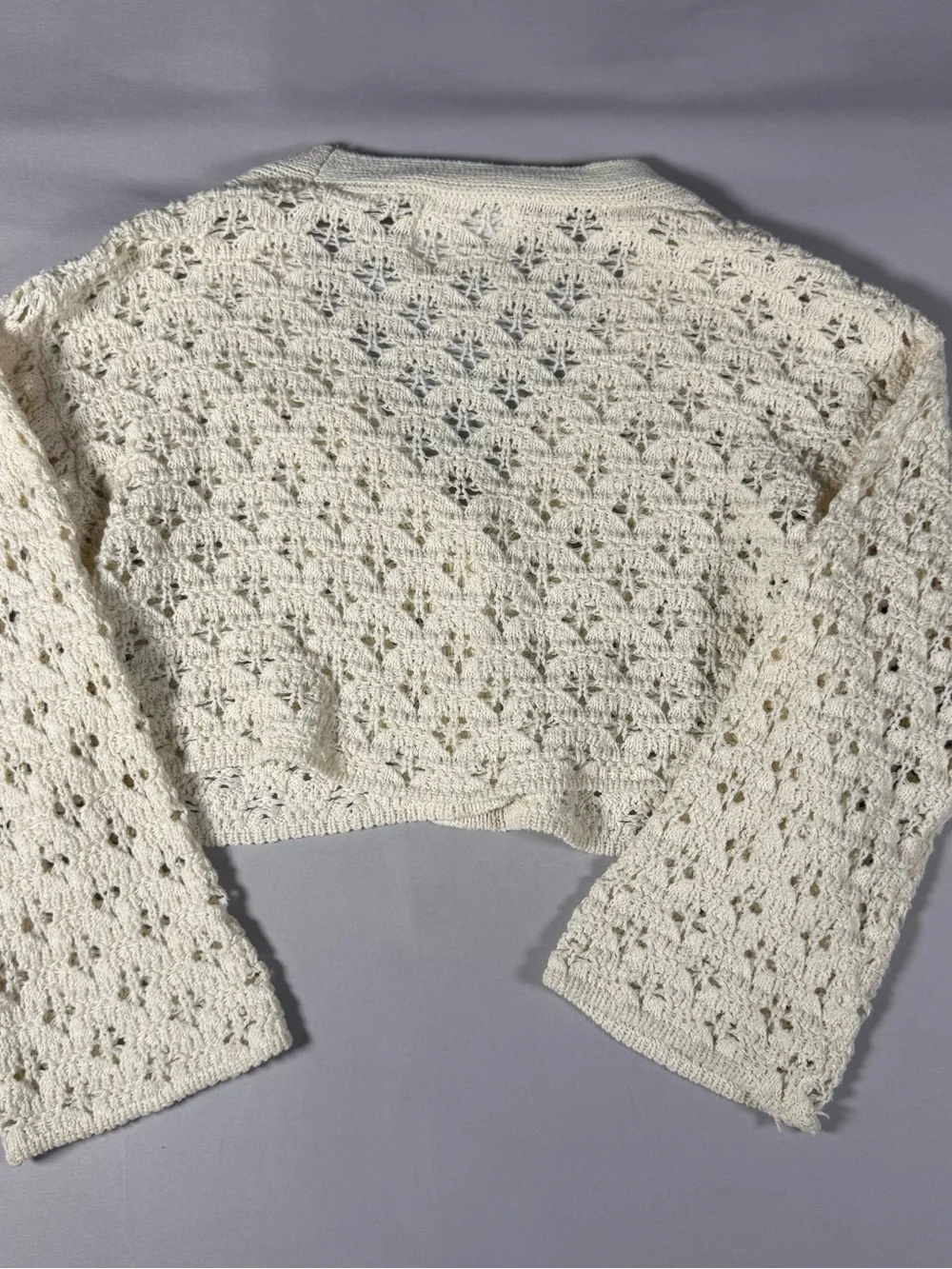 Zara cropped crochet